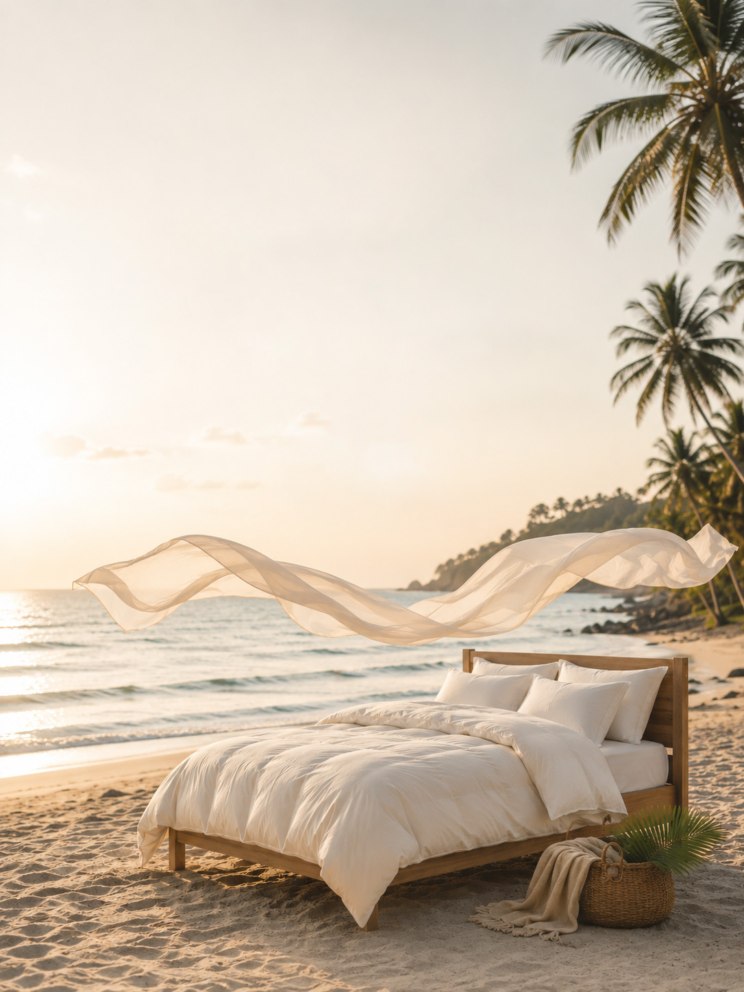 Lara & Co. model with premium pillows